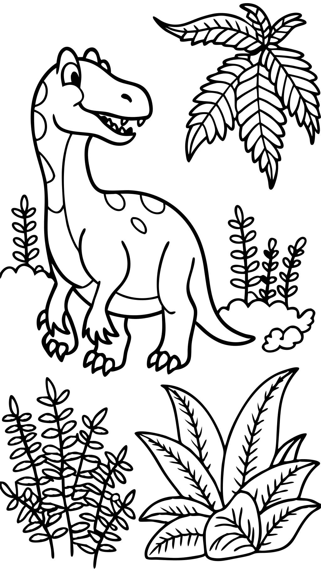 coloring book pages dinosaurs